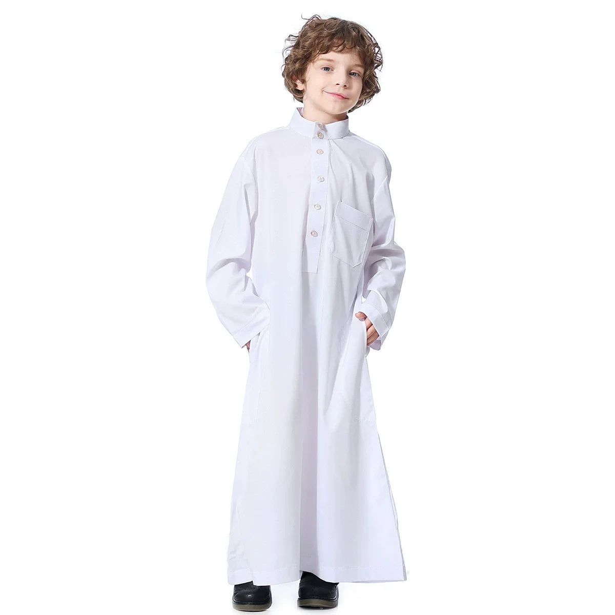 Abaya Dubai Long Robe Boys Jilbab Khimar Turkey Ramadan Muslim Clothes Kaftan Moroccan Islam Hijab Abayas Arab Islamic Clothing