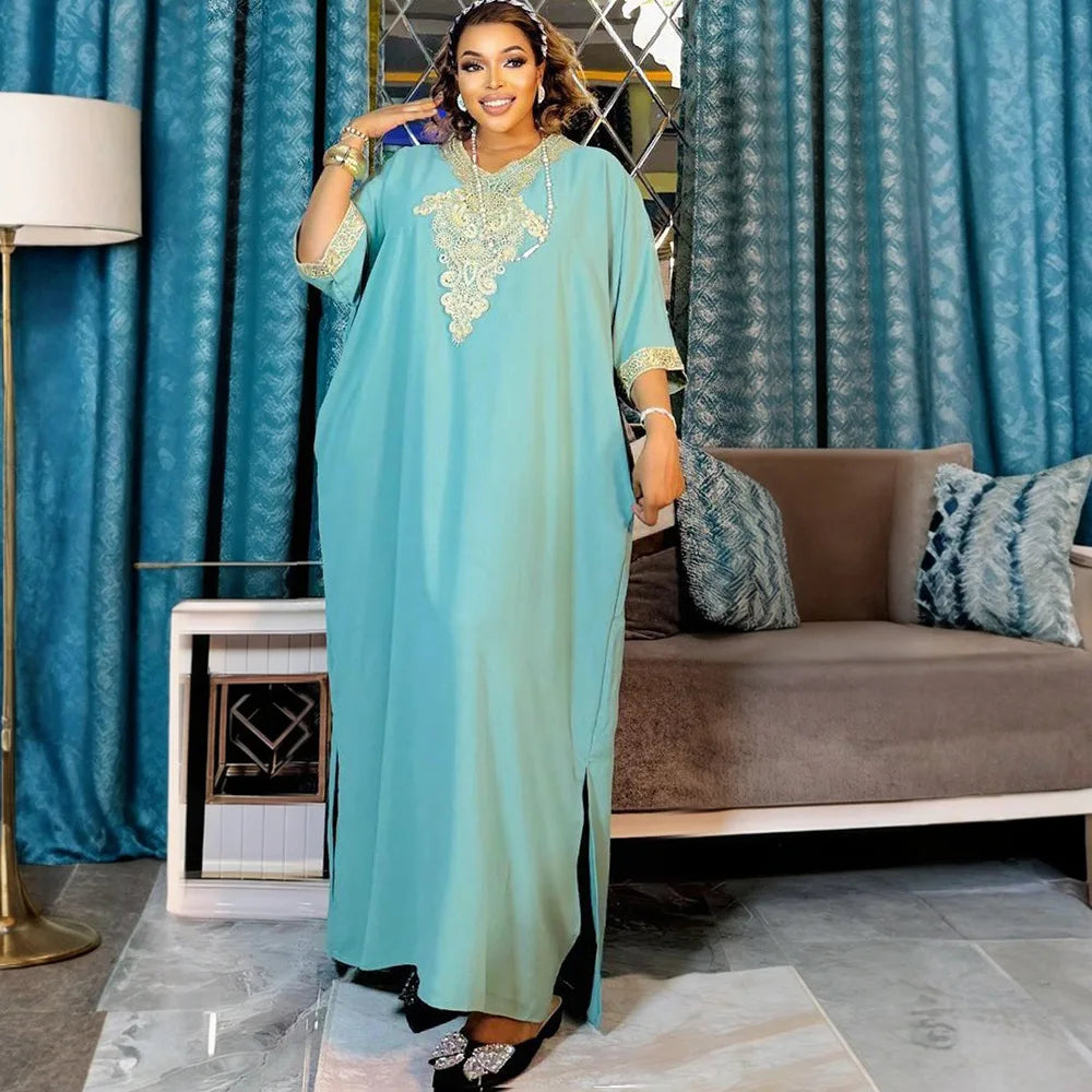 Abayas for Women Dubai Luxury 2026 African Clothes Chiffon Boubou Muslim Fashion Caftan Marocain Wedding Evening Party Dresses