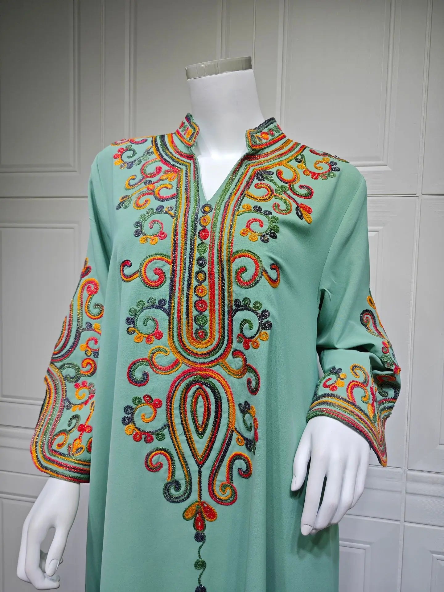 Abaya Dress For Women Embroidery Vestidos Largos Islam Arab Long Robe Jalabiya Ramadan Morocco Kaftan Dubai Abayas Dresses 2026