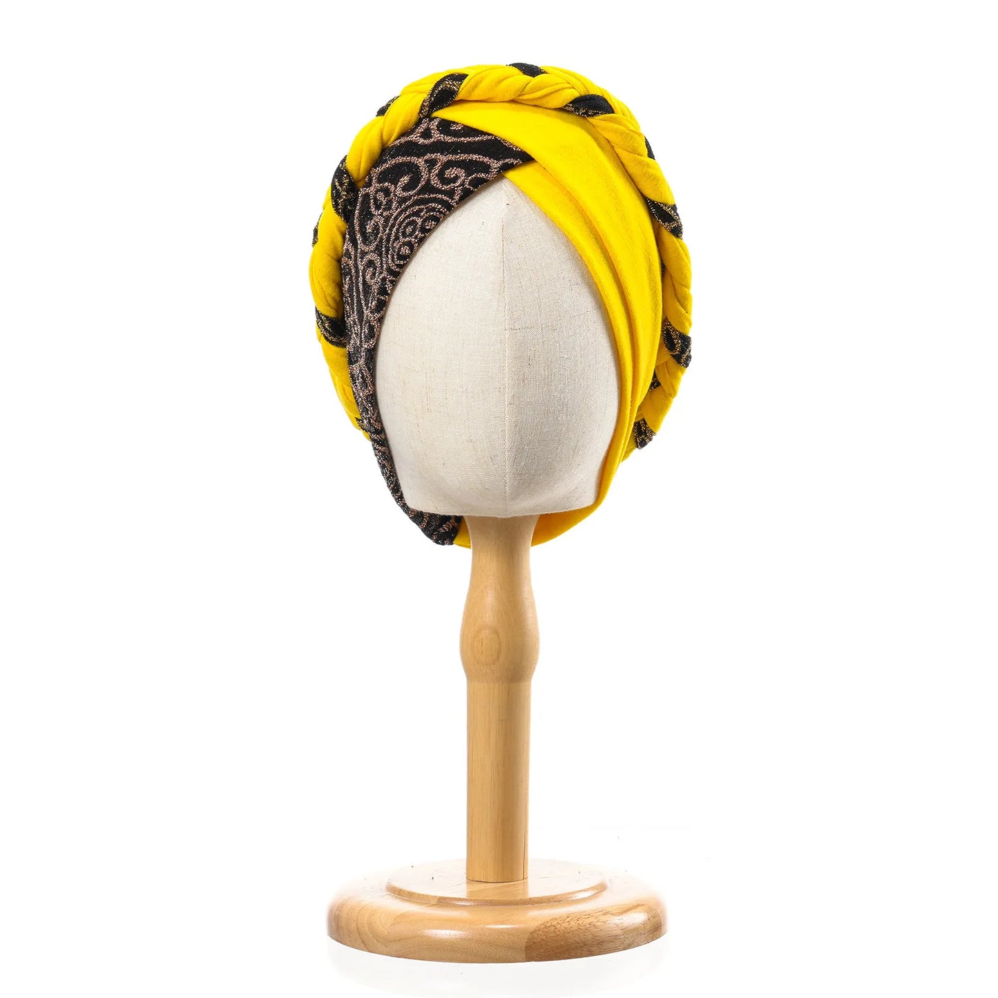 Head Scarf for Muslim Women Turban Cap Ladies Islamic Print Bonnet Hat Braid Headband Turbante Mujer Beanies Hats