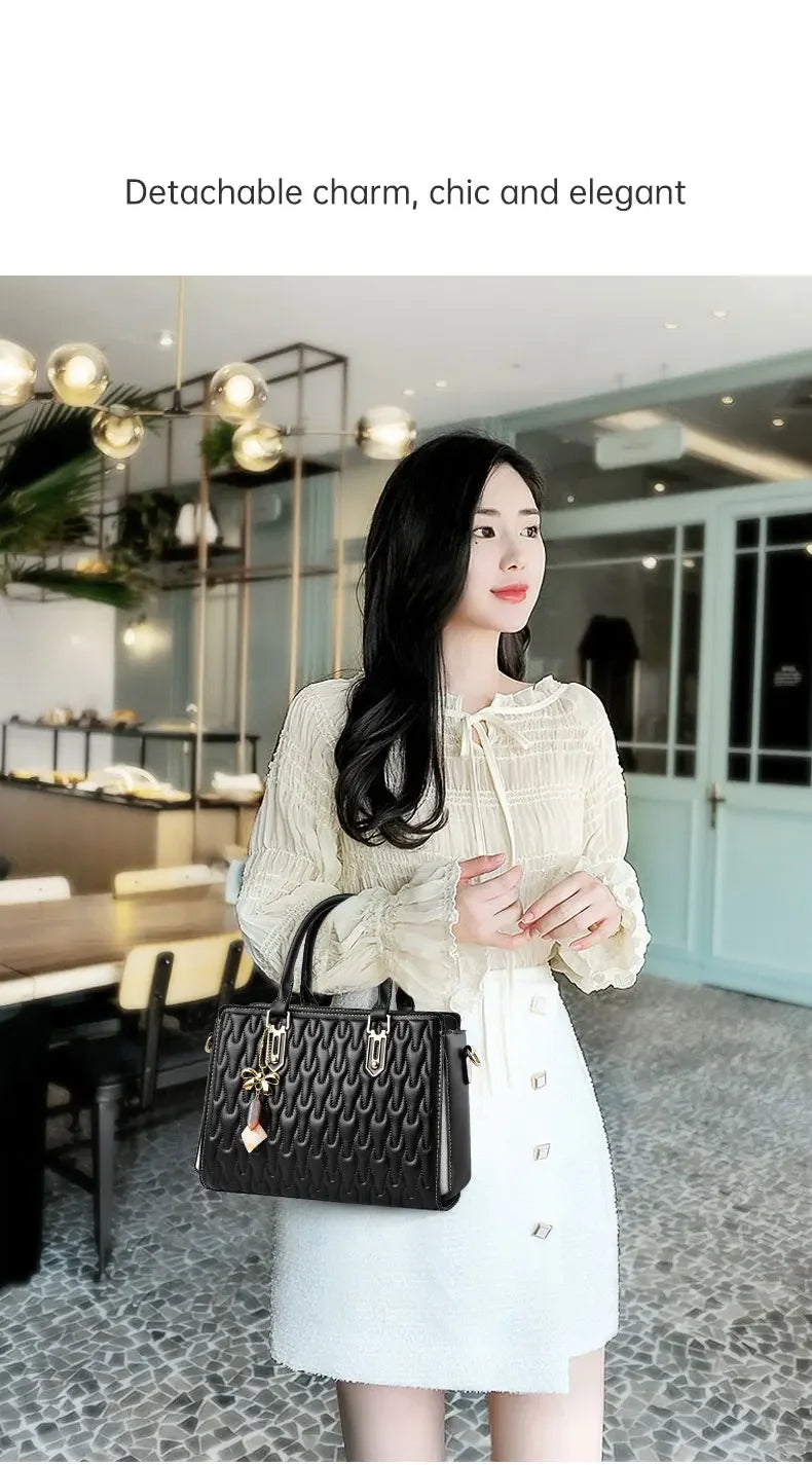Women's Tote Bag Luxury Designer Fashion Shoulder Bags Large Capacity Graceful Hand Bags for Women Casual Female Handbags