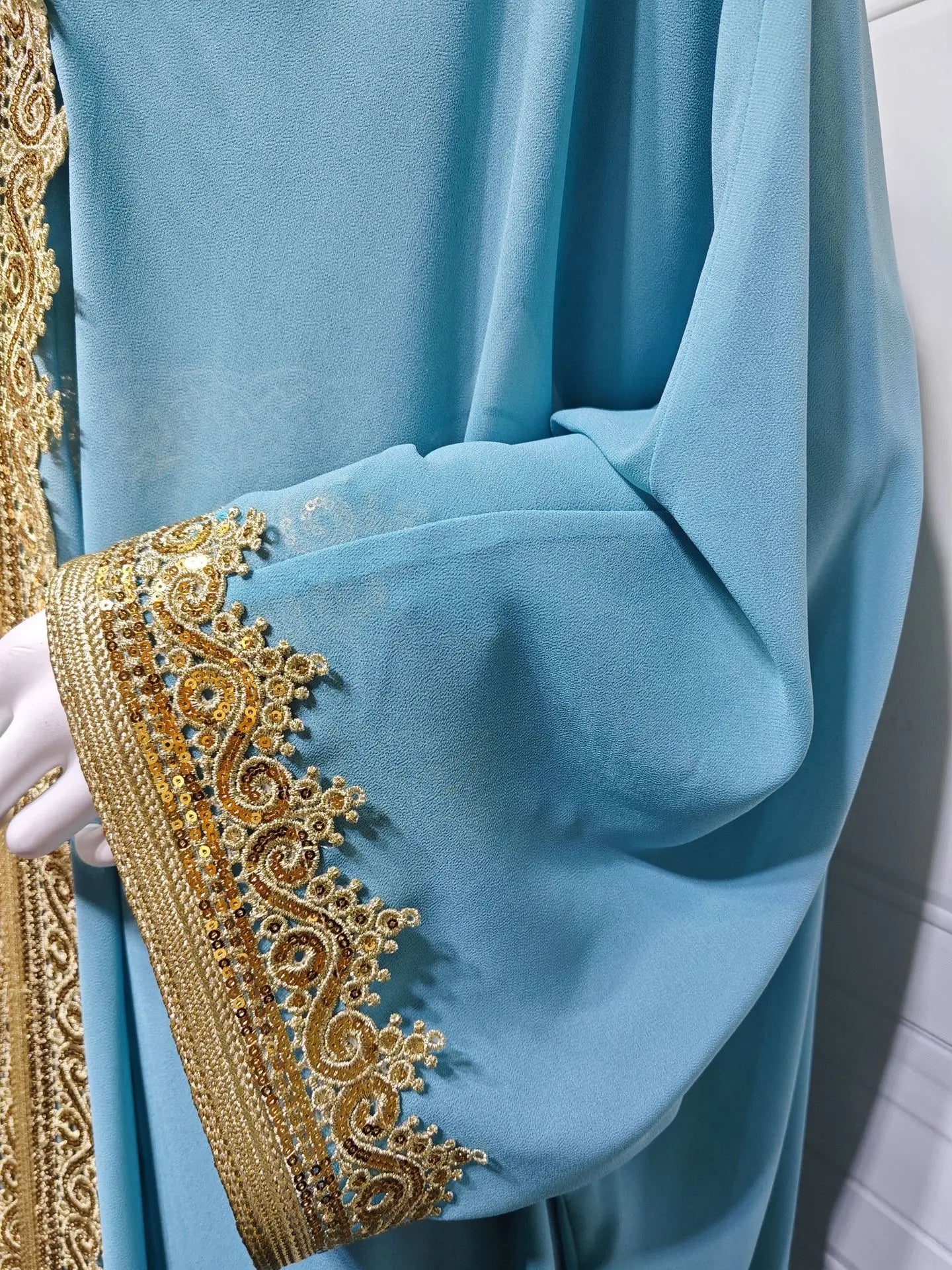 Eid Women Abaya Dress Muslim 2 Piece Set Cardigan with Inner Dress Lace-up Robe Caftan Robe Jalabiya Ramadan Morocco Kaftan 2025
