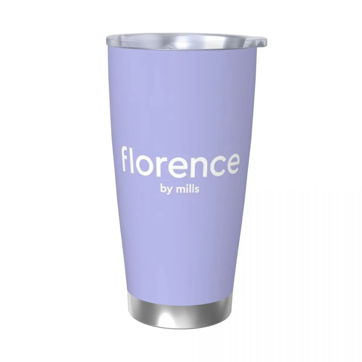 Florence By Mills Stainless Steel Tumbler Vacuum Insulated Mug Thermal Cold Cup Straw With Lid 20oz