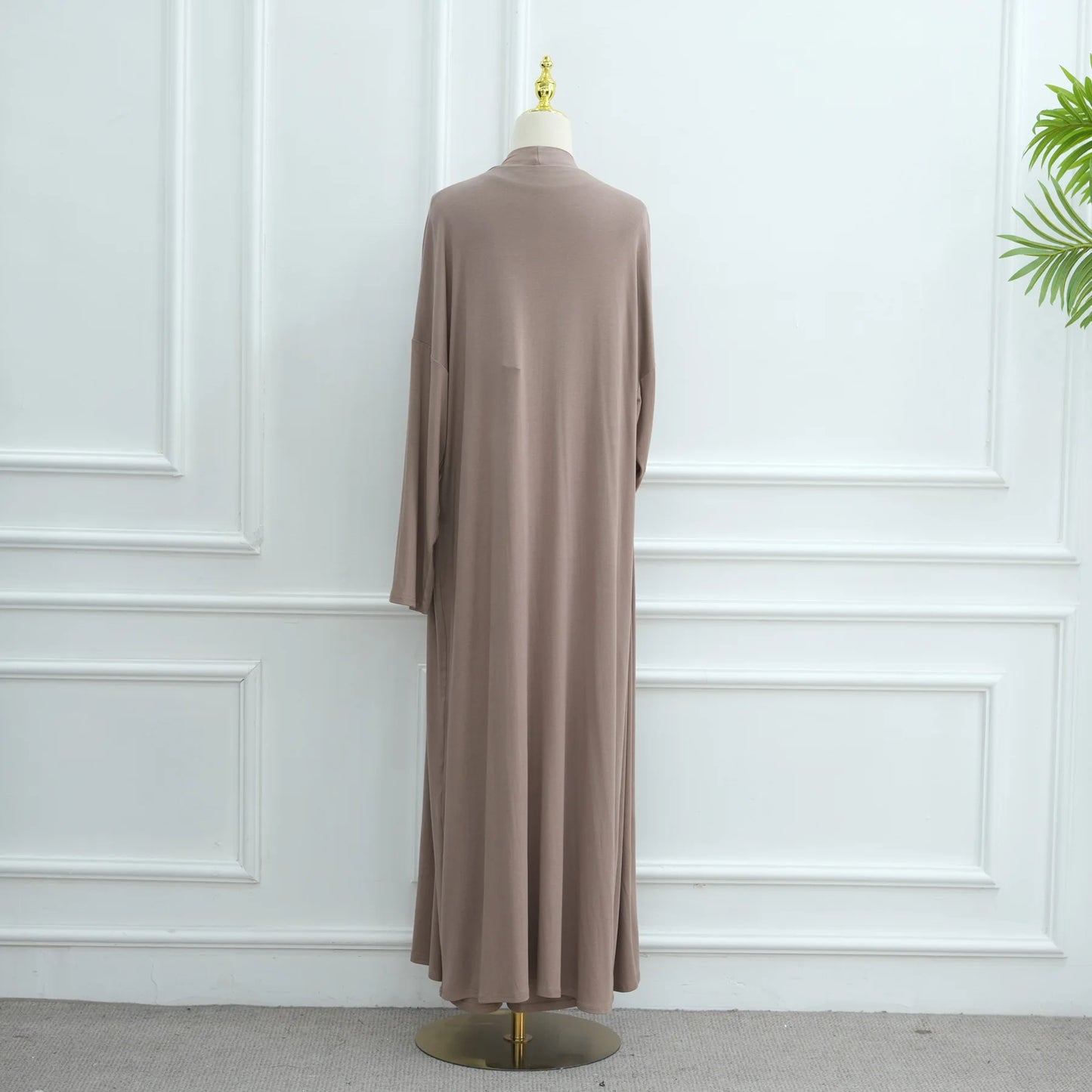 Muslim 3 Piece Set Women Cardigan Shirt Wide Leg Pant Blouse Top Suit Musulman Ensemble Dubai Casual Femme Outfits Solid Casual