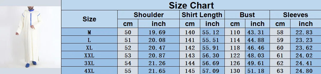 2026 Men's Muslim Thobe Middle East Jubba Thobe Long Sleeves Islamic Robe Men Muslim Dress Saudi Arabic Hooded Thobe Abaya Male
