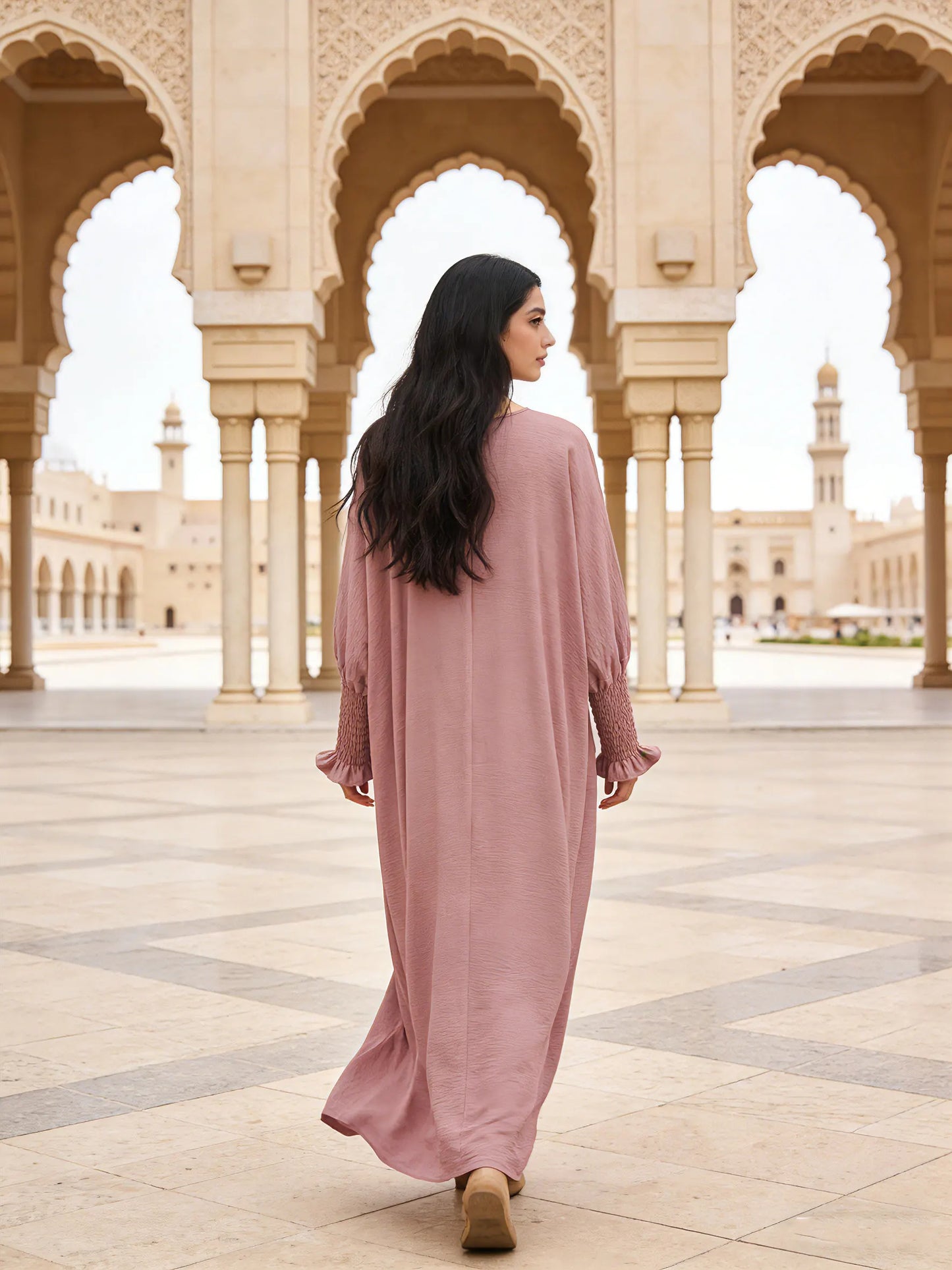 Minimalist Black Front-Zip Plain Abaya Maxi Dress Women Muslim Egyptian Kaftan Ramadan Jalabiya Islam Saudi Arabic Outfits 2025