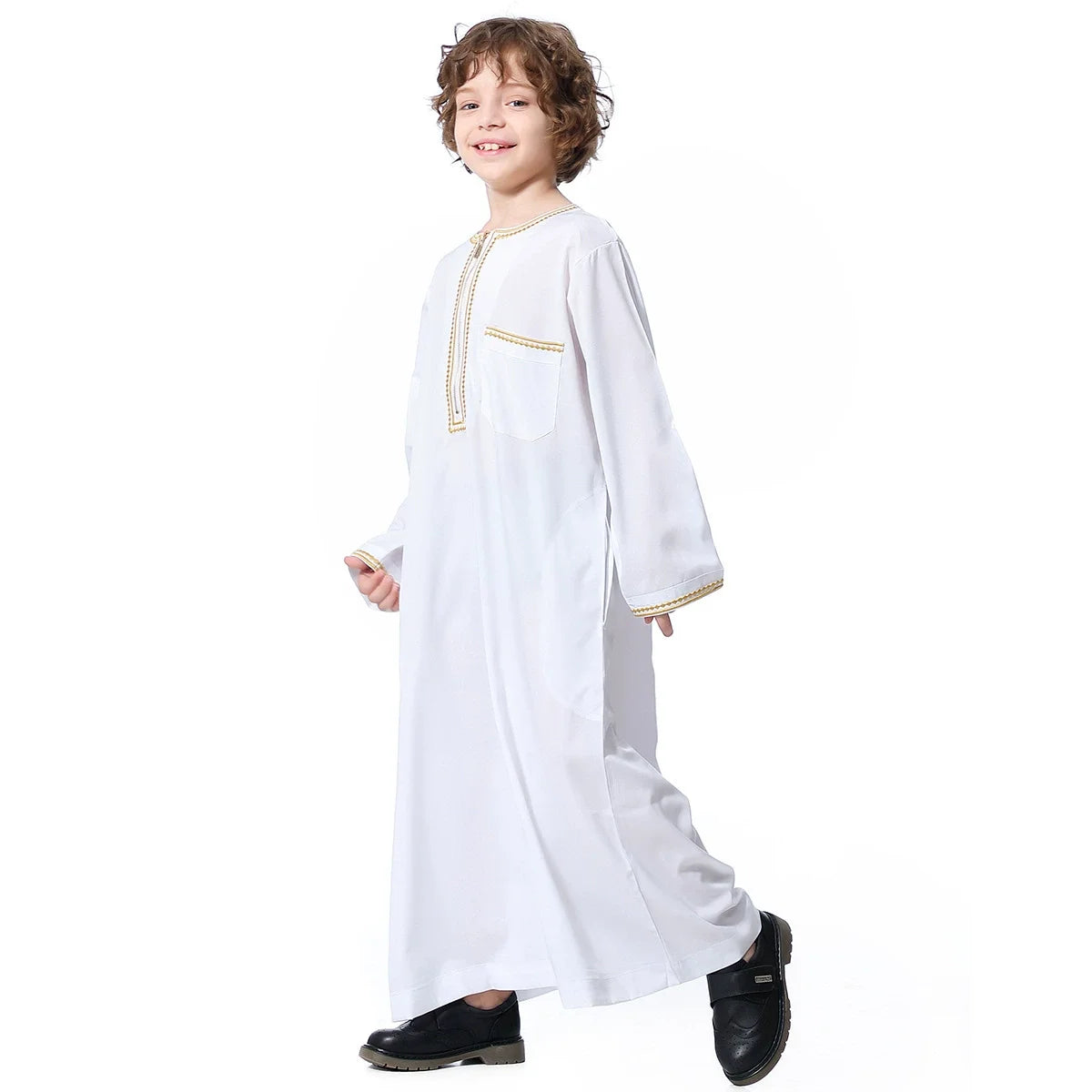 Abaya Dubai Long Robe Boys Jilbab Khimar Turkey Ramadan Muslim Clothes Kaftan Moroccan Islam Hijab Abayas Arab Islamic Clothing