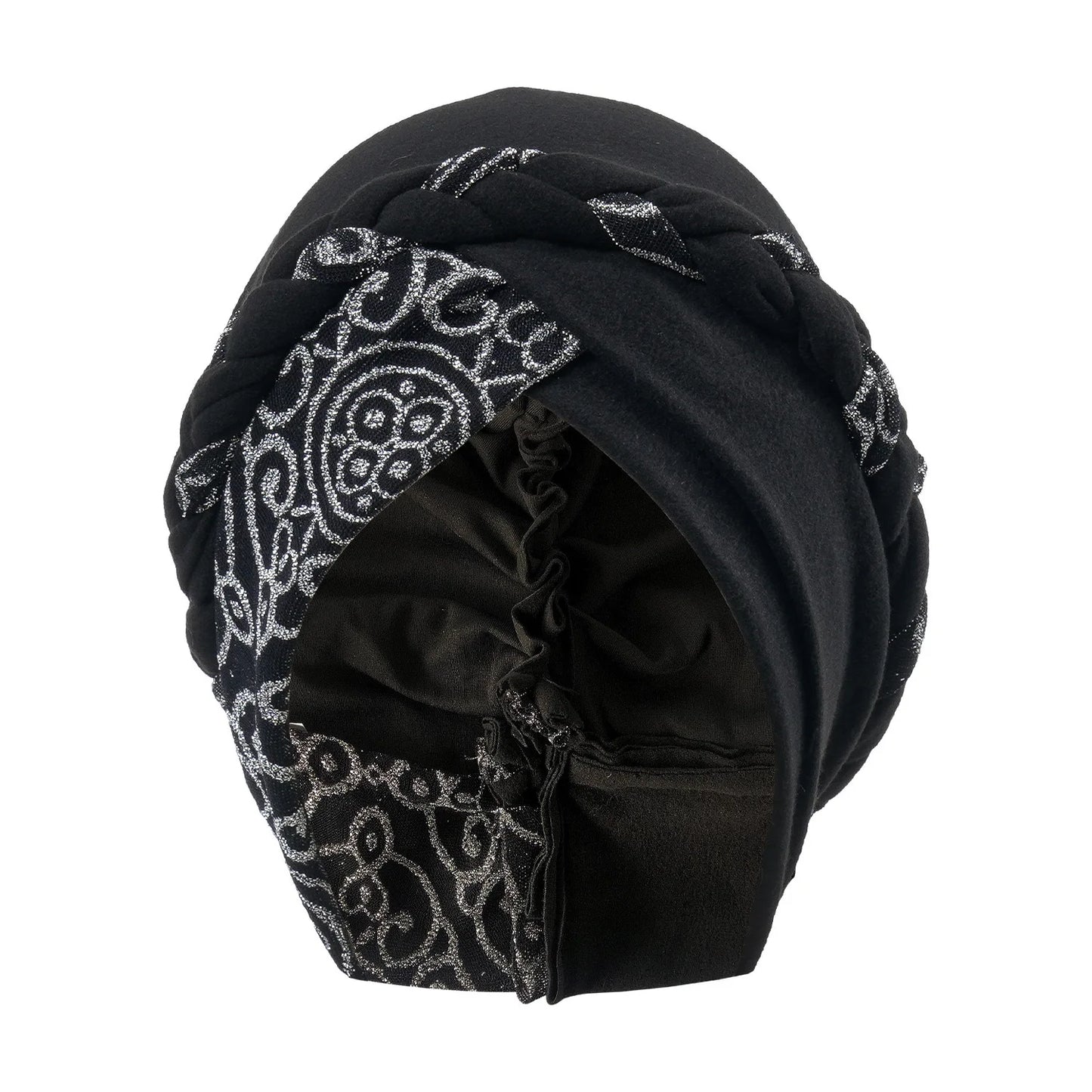 Head Scarf for Muslim Women Turban Cap Ladies Islamic Print Bonnet Hat Braid Headband Turbante Mujer Beanies Hats