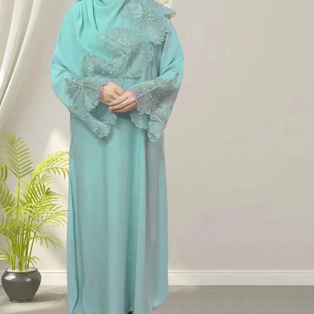 Muslim Hijab Dress Turkish Saudi Arabia African Dresses for Women Islam Clothing Caftan Robe Malay-Indonesia Kaftan Dubai Abaya