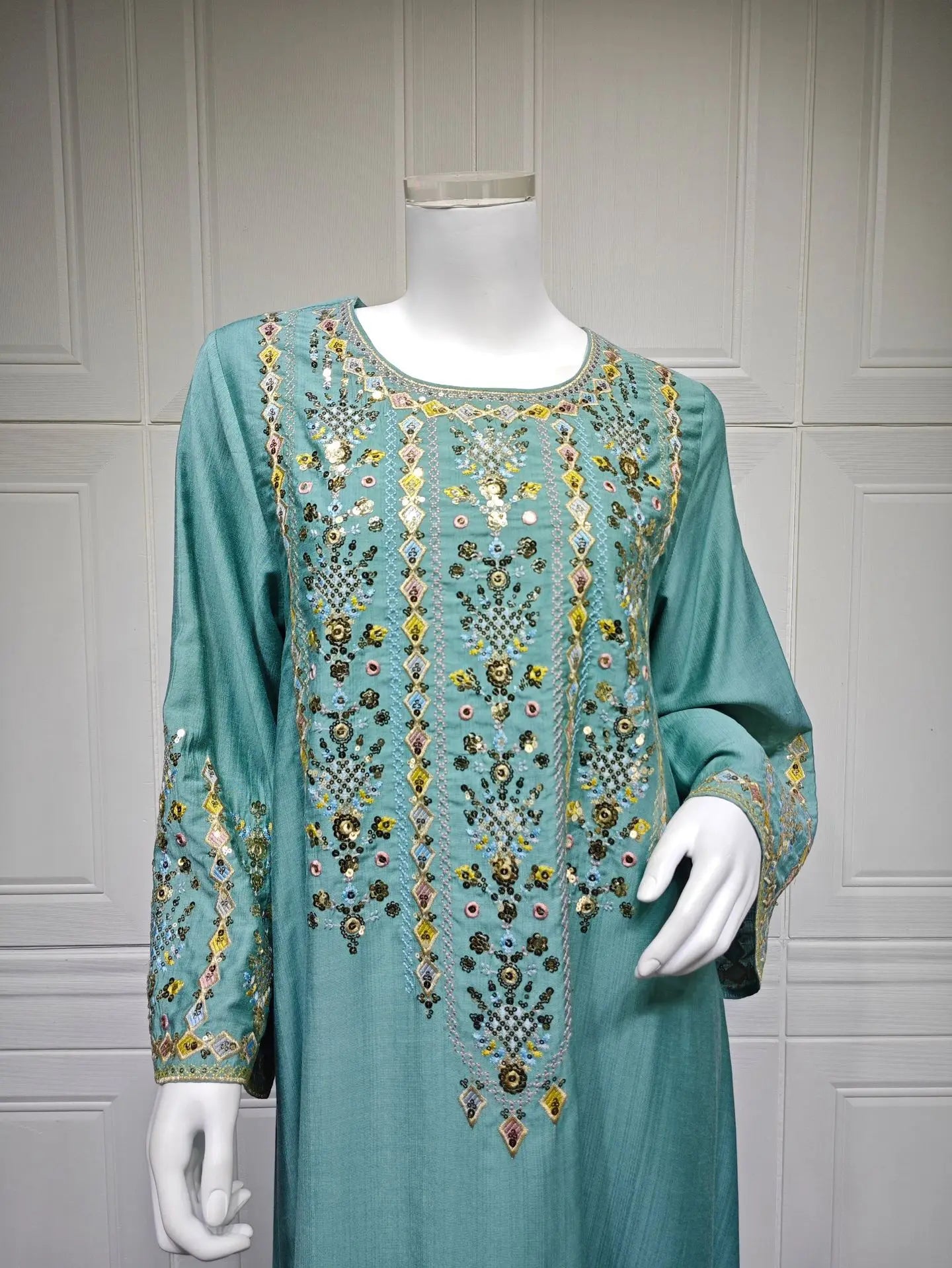 Women Jalabiya Dubai Dress Abaya Eid Ramadan Party Gorgeous Long Dresses Muslim Embroidery Vestidos Largos Robe Saudi Arab 2026