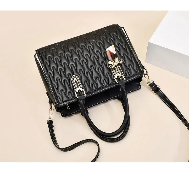Women's Tote Bag Luxury Designer Fashion Shoulder Bags Large Capacity Graceful Hand Bags for Women Casual Female Handbags