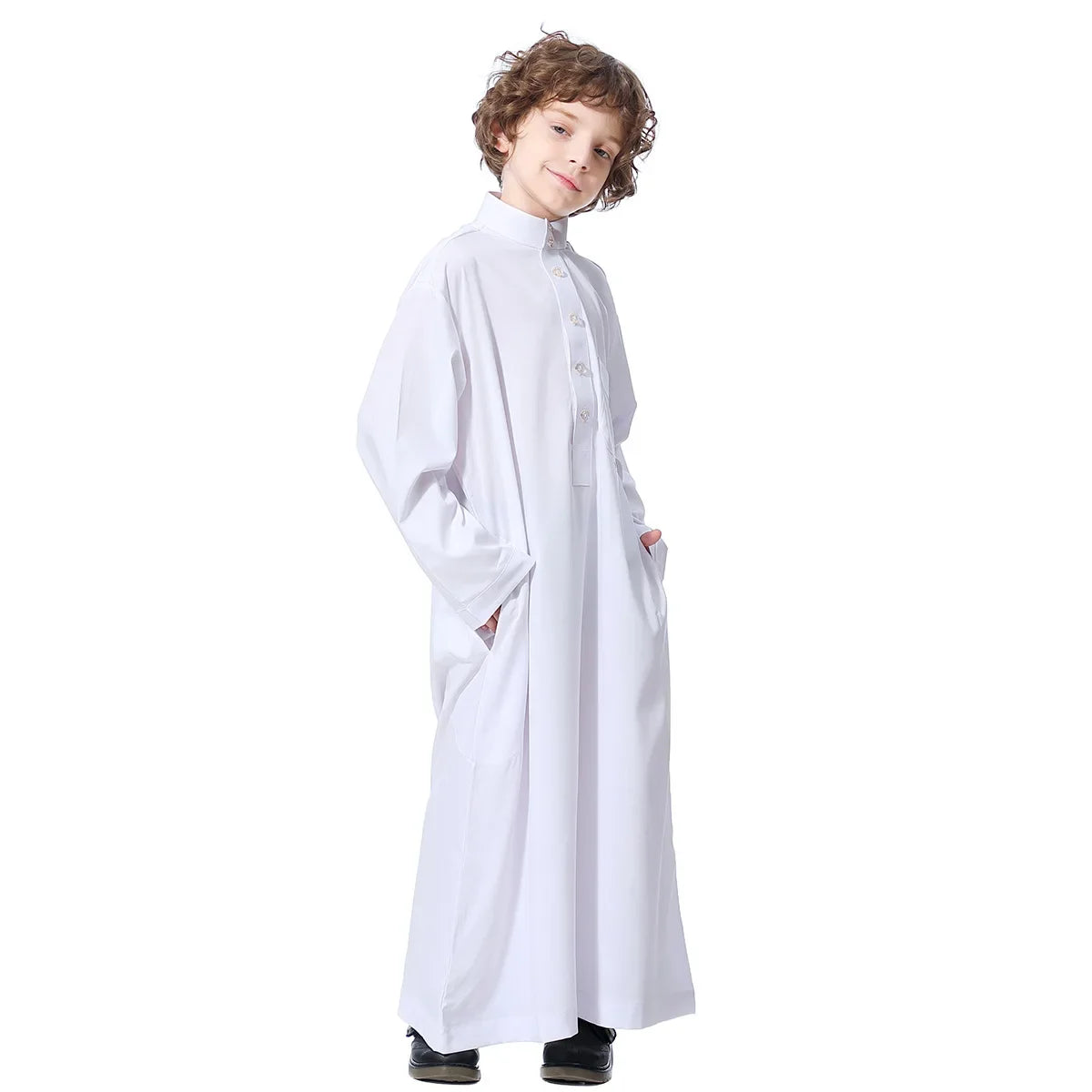 Abaya Dubai Long Robe Boys Jilbab Khimar Turkey Ramadan Muslim Clothes Kaftan Moroccan Islam Hijab Abayas Arab Islamic Clothing