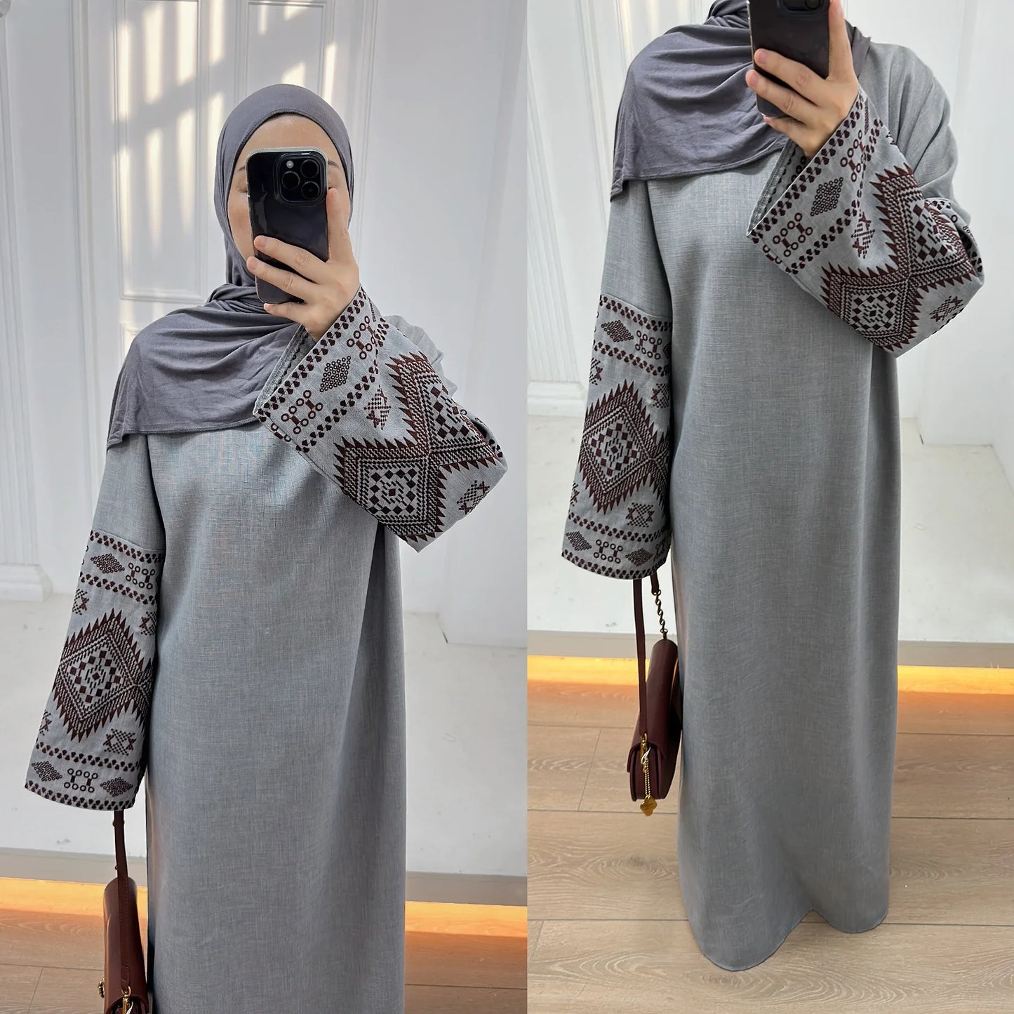 Eid Muslim Abaya for Women Party Embroidery Dresses Kaftan Arab Long Robe Islam Ramadan Dubai Abayas Vestidos Morocco Jalabiya