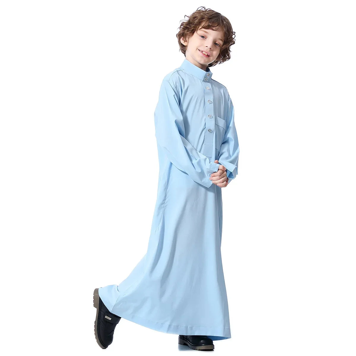 Abaya Dubai Long Robe Boys Jilbab Khimar Turkey Ramadan Muslim Clothes Kaftan Moroccan Islam Hijab Abayas Arab Islamic Clothing