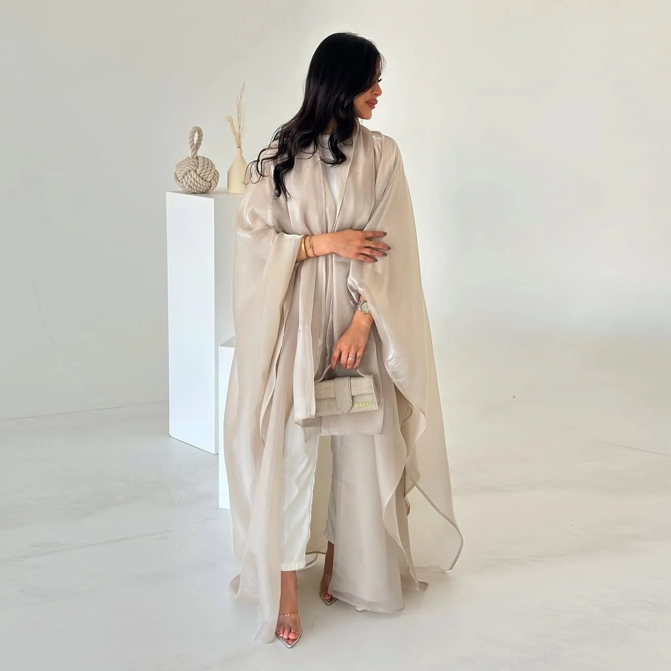 Eid  Women Abaya Muslim Cardigan Dresses Scarf Silky Abayas Ramadan Morocco Dubai Jalabiya Kaftan Vestidos Arab Long Robe 2025