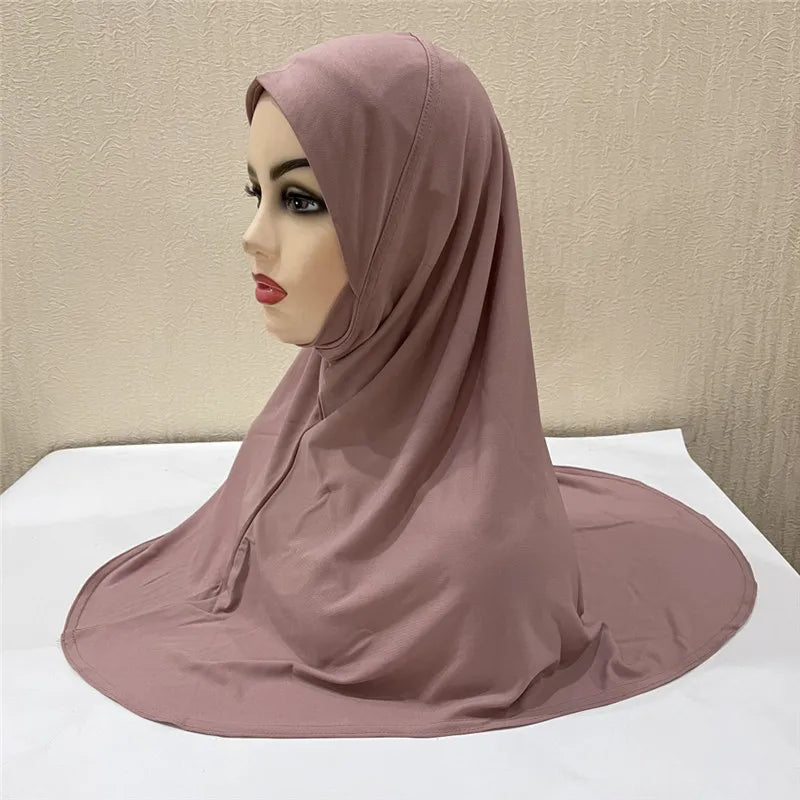 BOHOWAII Muslim Islamic Modal Hijab Scarf Instant Hijabs Headscarfs for Women Long Scarves Head Wrap Shawl Bonnet Hijabe Femme
