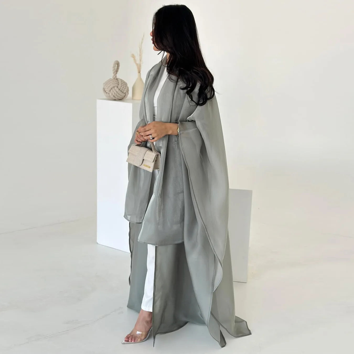 Eid  Women Abaya Muslim Cardigan Dresses Scarf Silky Abayas Ramadan Morocco Dubai Jalabiya Kaftan Vestidos Arab Long Robe 2025