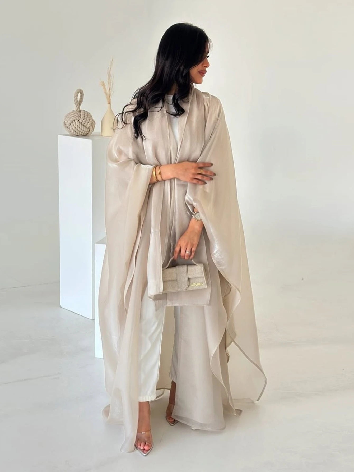 Eid  Women Abaya Muslim Cardigan Dresses Scarf Silky Abayas Ramadan Morocco Dubai Jalabiya Kaftan Vestidos Arab Long Robe 2025