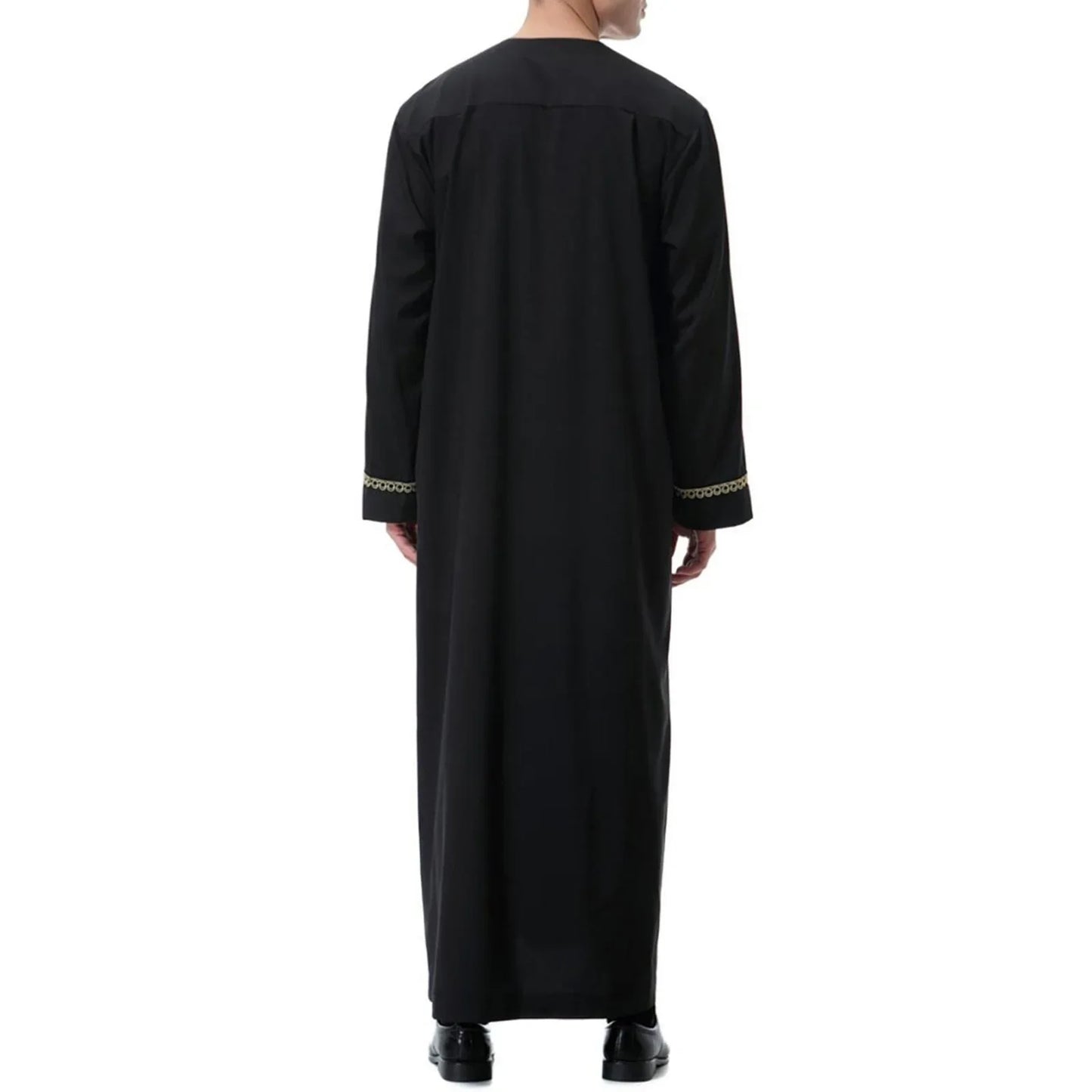 Muslim Men Jubba Thobe Print Zipper Kimono Long Robe Saudi Islamic Musulman Wear Clothing Abaya Caftan Islam Dubai Arab Dress