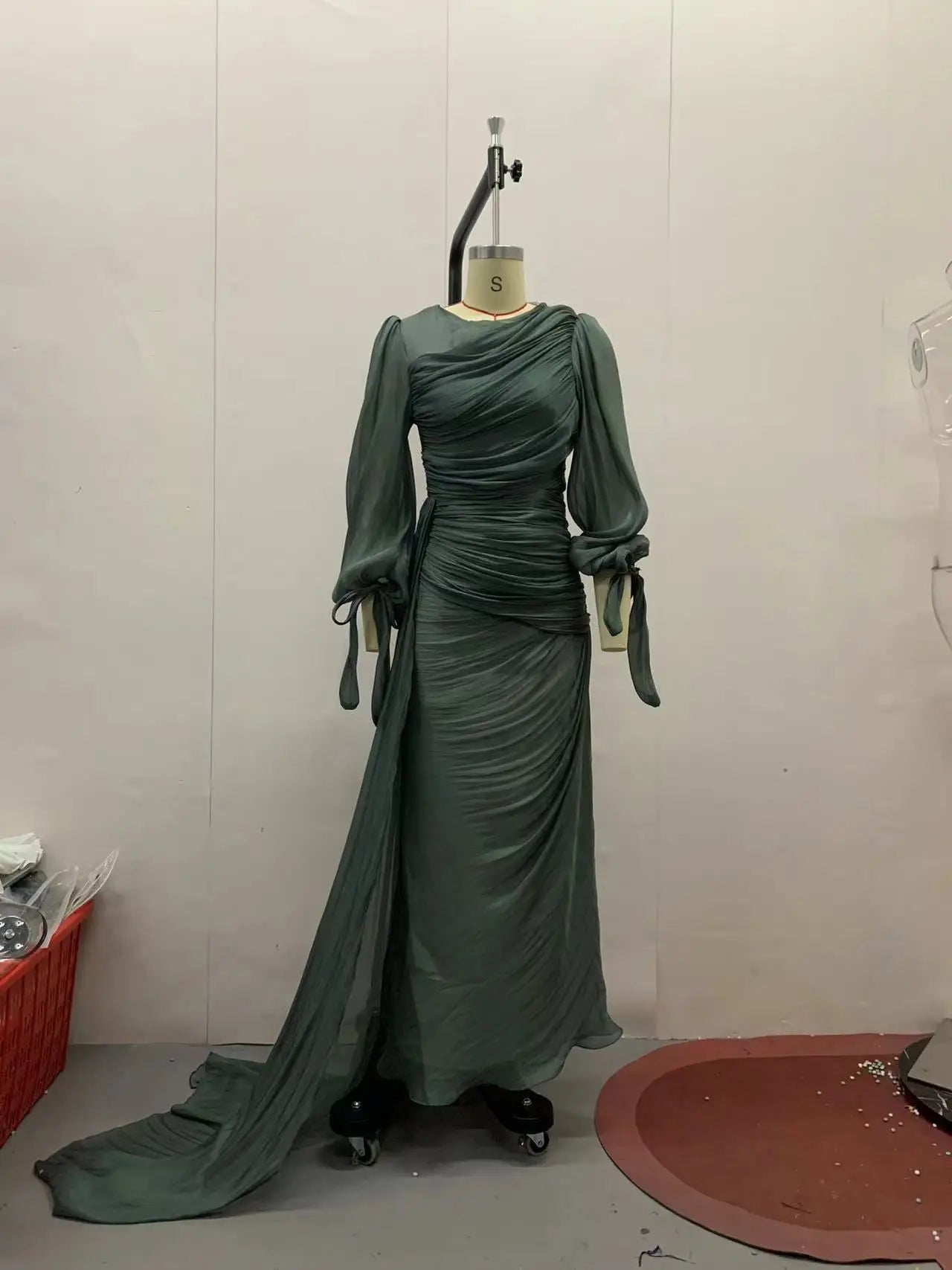 Eid Silky Muslim Women Party Dreses Jalabiya Ramadan Abaya Dubai Evening Long Dresses Vestidos Largos Arab Robe Morocco Kaftan