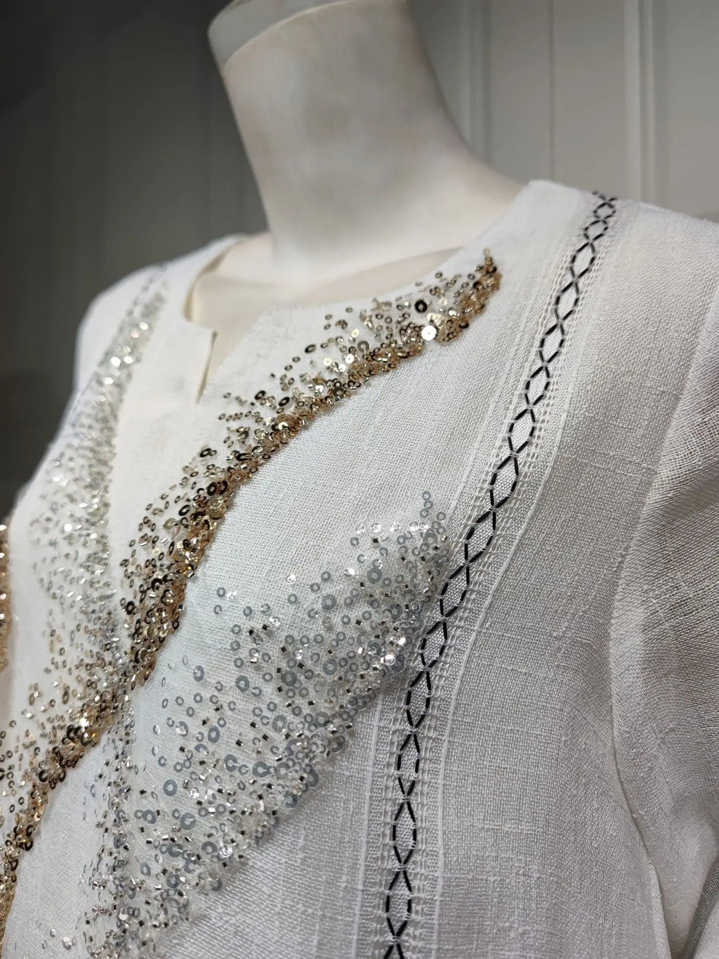 Uni Abaya Dubai Luxury Evening Dress Woman For Party Prom Modest Fashion Mesh Sequins Embroidery New in Dresses 2025
