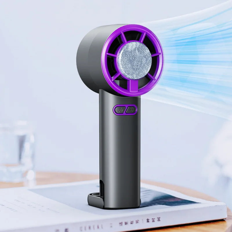 Mini Handheld Fan USB Fast Charging Silent Fan High-Speed Air Cooling Portable Fan Personal for Travel Outdoor Activities