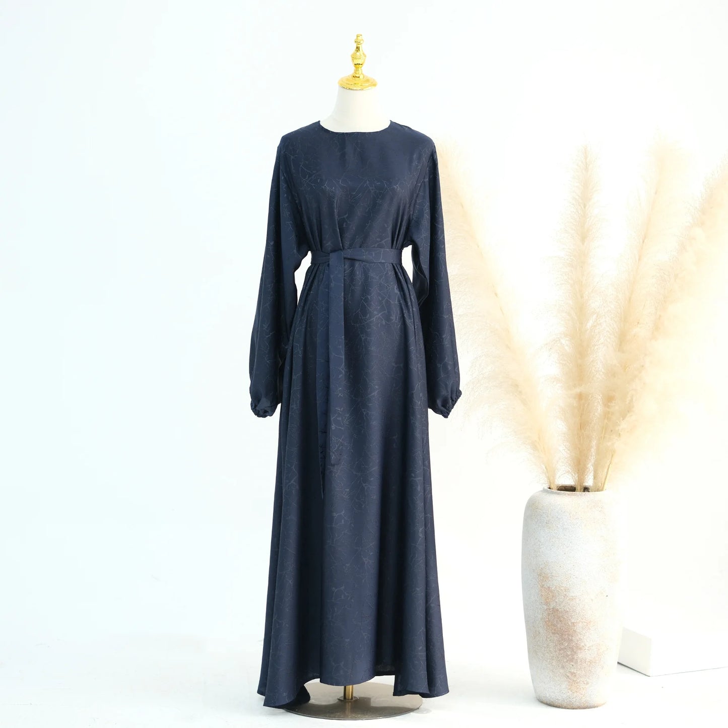 Muslim Abayas for Women Black Blue Elegant Saudi Turkey Eid Prayer Dancing Party Robe Outdoor Dresses Nice Fabric Clothing