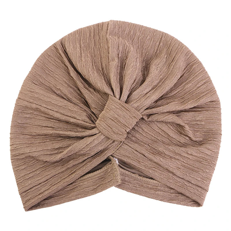 New Muslim Women Solid Color breathable headscarf hat Indian hat ethnic headscarf Hijab Hat Turban