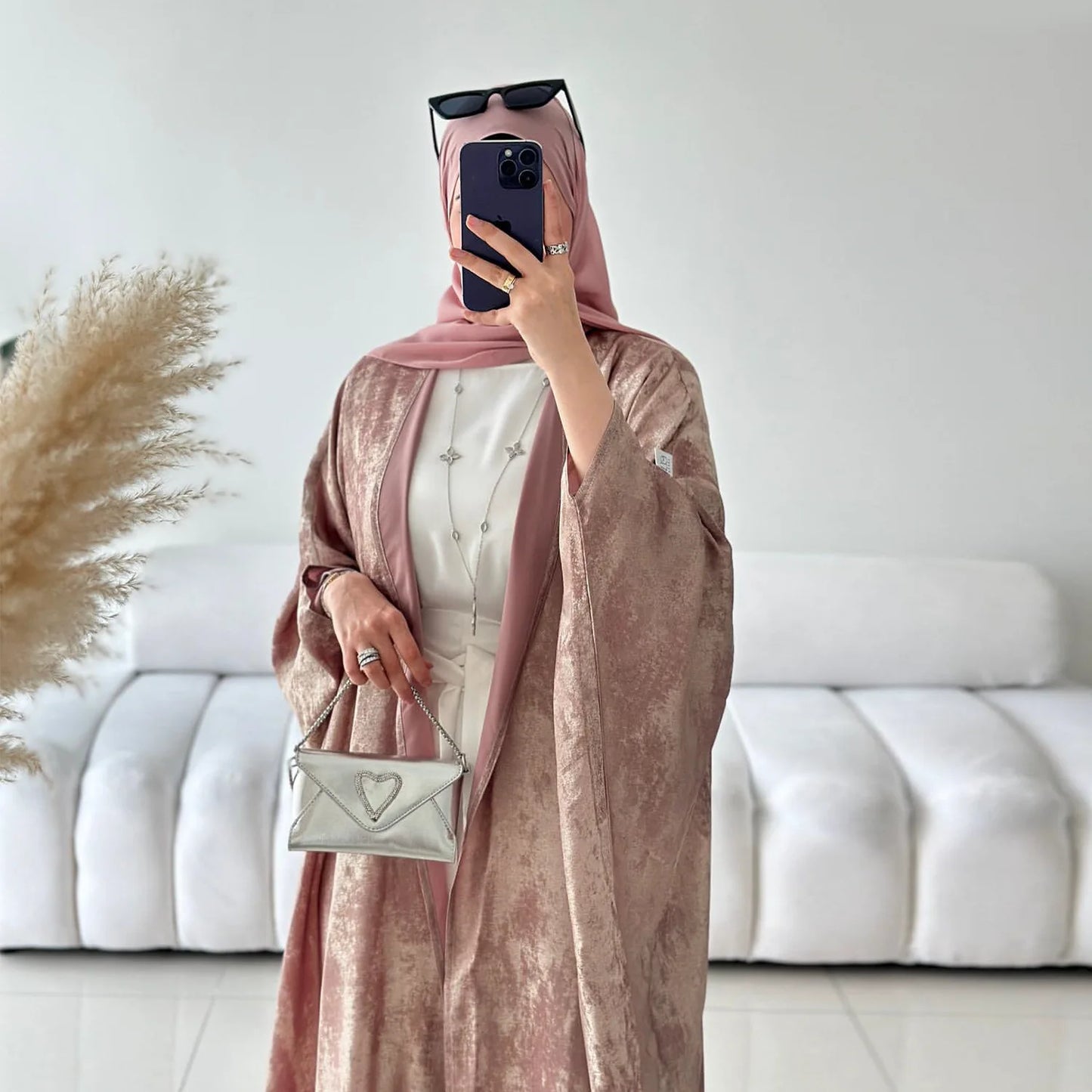 Eid Sliky Abaya Muslim Party Dress Women Ramadan Abaya Bat Sleeve Belt Morocco Kaftan Vestidos Largos Dubai Robe Jalabiya 2026
