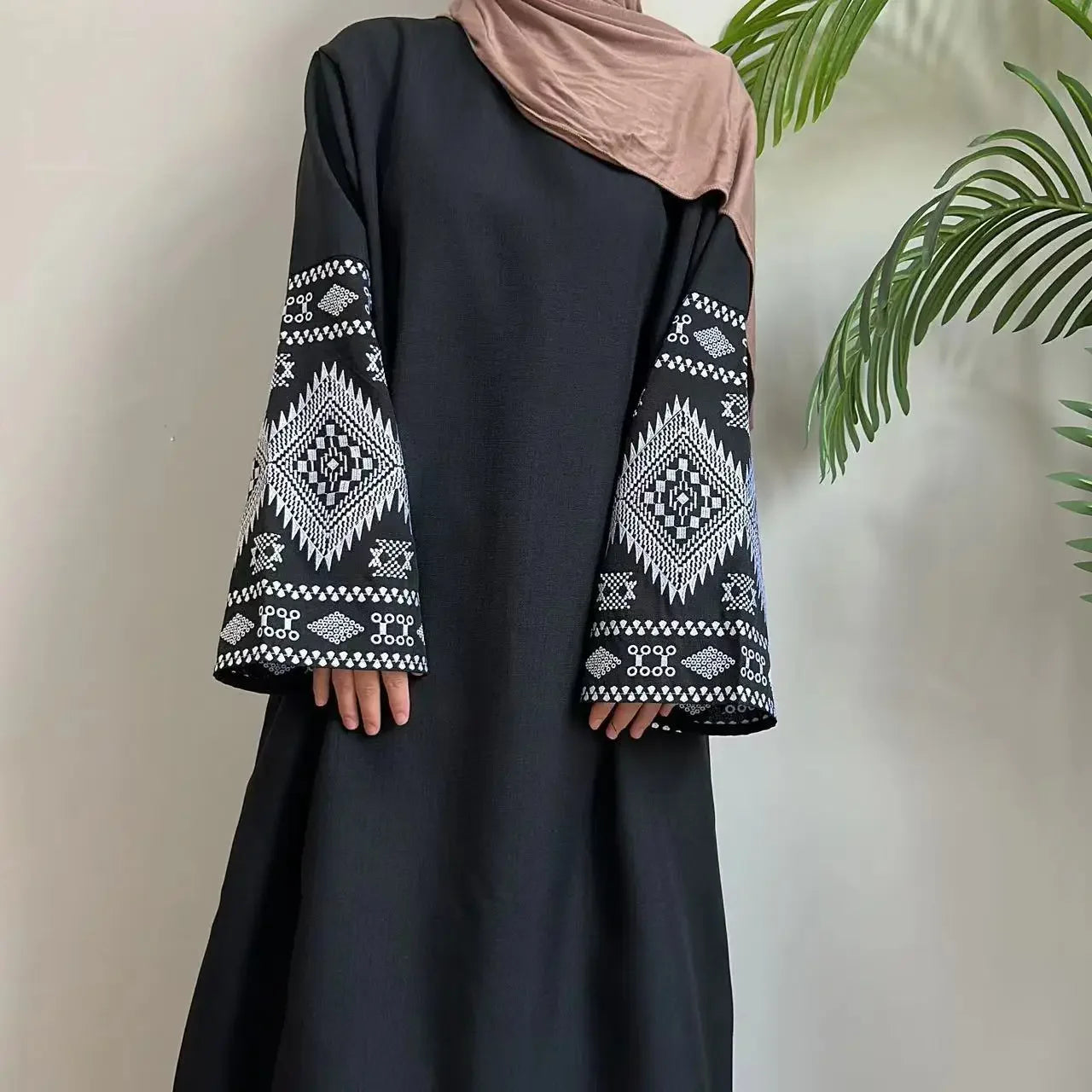 Eid Muslim Abaya for Women Party Embroidery Dresses Kaftan Arab Long Robe Islam Ramadan Dubai Abayas Vestidos Morocco Jalabiya