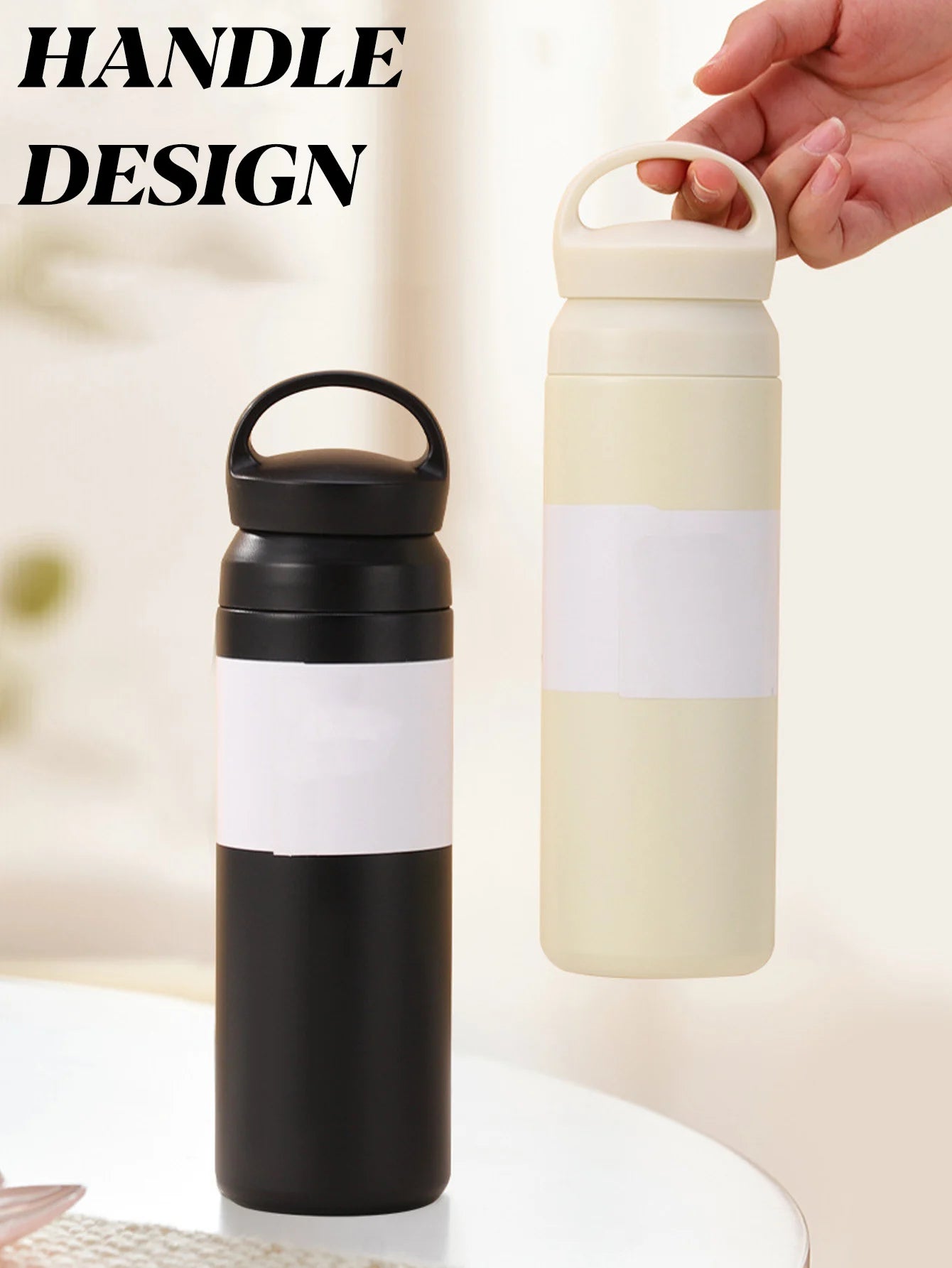500ml Portable Stainless Steel Vacuum Insulated Water Cup Exquisite Double-Walled for Daily Use in Homes Offices Outdoor Parties
