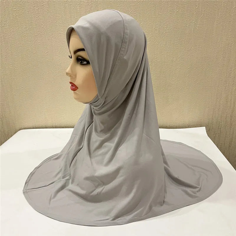 BOHOWAII Muslim Islamic Modal Hijab Scarf Instant Hijabs Headscarfs for Women Long Scarves Head Wrap Shawl Bonnet Hijabe Femme