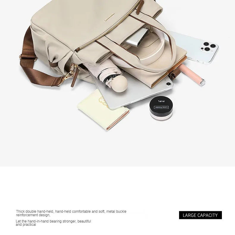 Golf Handbag for Women, Large Capacity, Crossbody Bag, Fashionable Canvas Bag, Middle-aged Mother Bag, The multifunctional bag