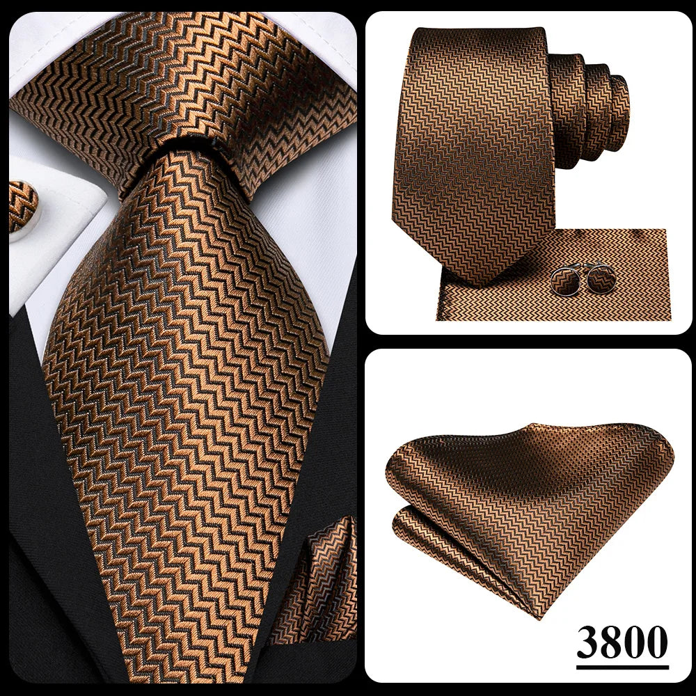 Hi-Tie Teal Green Floral Mens Fashion Necktie Handkerchief Cufflinks for Tuxedo Accessory Classic Silk Luxury Tie for Man Gift