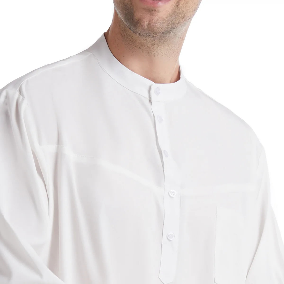 Men Jubba Thobe Muslim Two Pieces Set For Male Pakistan Dubai Saudi Abaya Prayer Islamic Clothing Worship Suit Arabic Ramadan