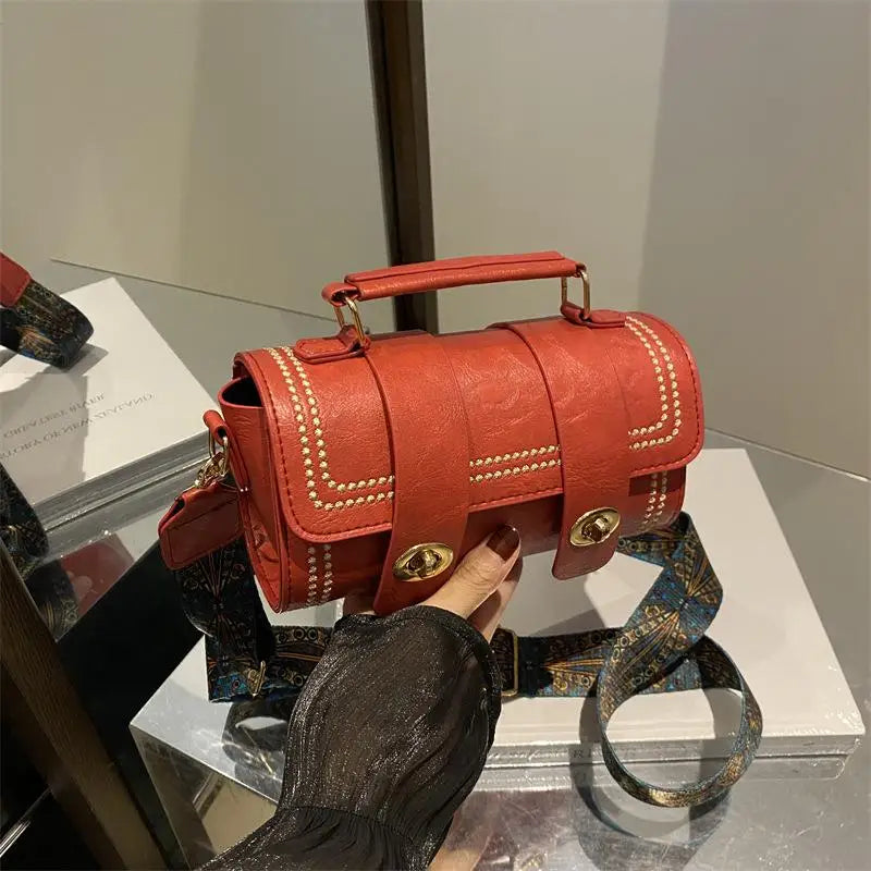 Retro Handbag Tubular Bag Simple Women's Commuter Shoulder Bag Ladies Fashion Trendy Crossbody Bag Elegant Minimal Tote Bag Gift
