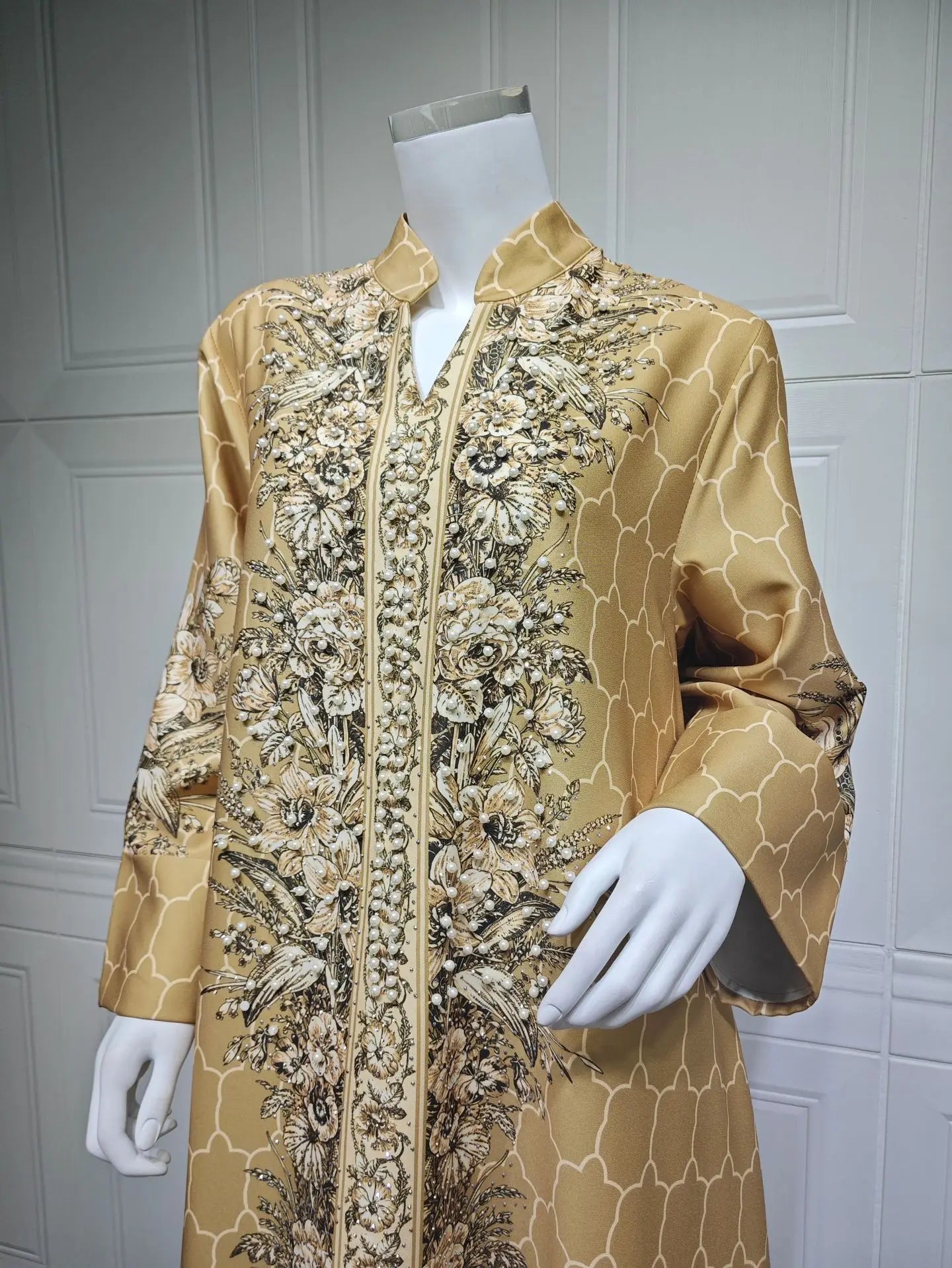 Muslim Dress Women Abaya Eid Diamond Party Dresses Arab Long Robe Print Abayas Dubai Morocco Kaftan Islam Jalabiya Vestidos 2026