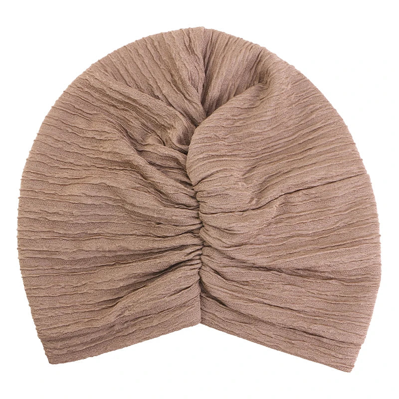 New Muslim Women Solid Color breathable headscarf hat Indian hat ethnic headscarf Hijab Hat Turban