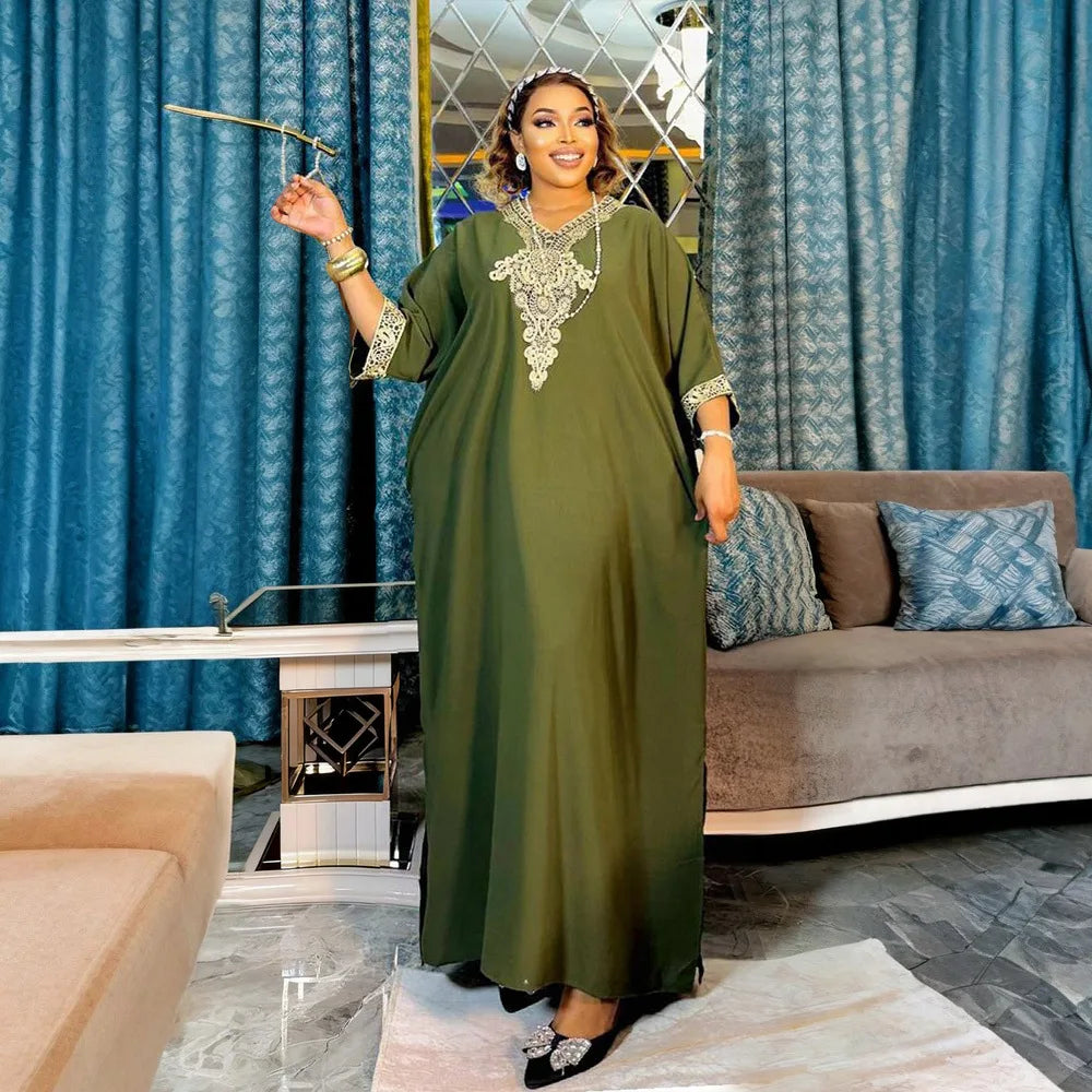 Abayas for Women Dubai Luxury 2026 African Clothes Chiffon Boubou Muslim Fashion Caftan Marocain Wedding Evening Party Dresses