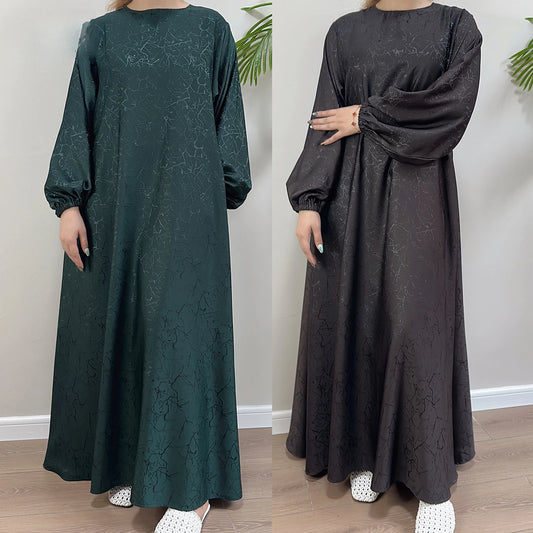 Muslim Abayas for Women Black Blue Elegant Saudi Turkey Eid Prayer Dancing Party Robe Outdoor Dresses Nice Fabric Clothing