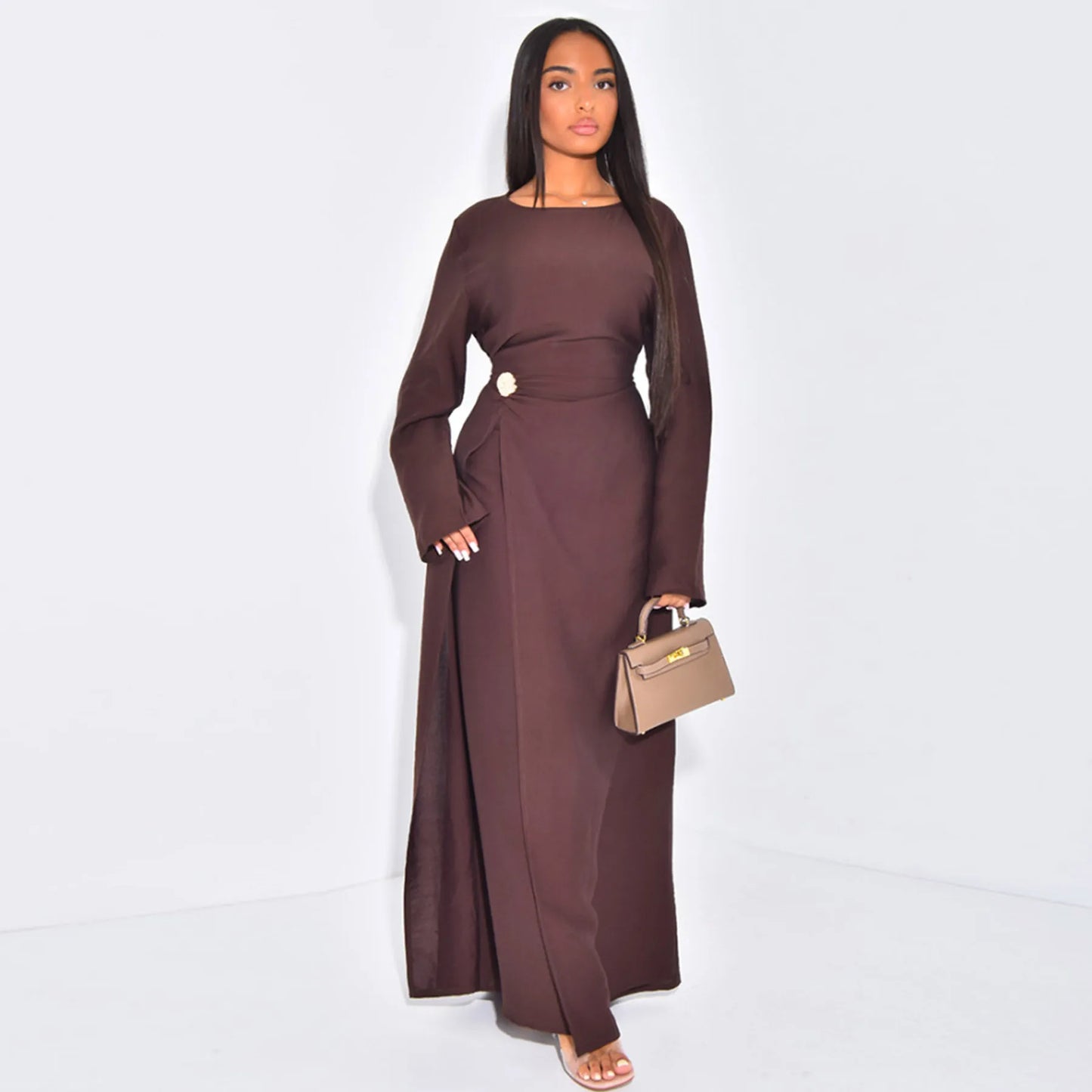 Muslim Long Robe Eid Abaya for Women Wrap Dresses Ramadan Morocco Dubai Luxury Kaftan Islam Saudi Vestidos Arab Jalabiya Abayas