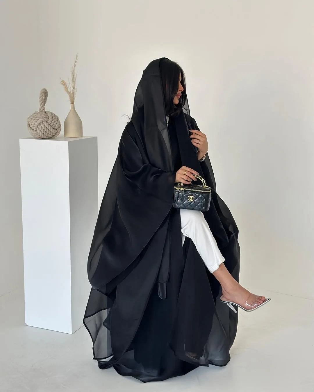 Eid  Women Abaya Muslim Cardigan Dresses Scarf Silky Abayas Ramadan Morocco Dubai Jalabiya Kaftan Vestidos Arab Long Robe 2025