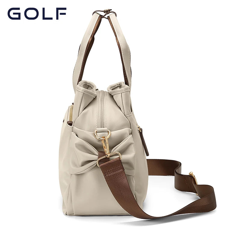 Golf Handbag for Women, Large Capacity, Crossbody Bag, Fashionable Canvas Bag, Middle-aged Mother Bag, The multifunctional bag