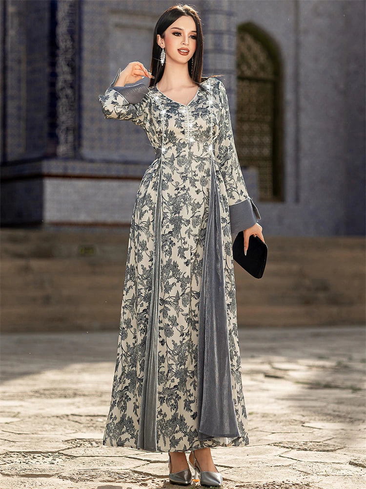 Ramadan Eid Abaya Damen Dubai Muslim African Dresses For Women Robe Djellaba Caftan Marocain Femme Musulmane Kaftan Vestidos