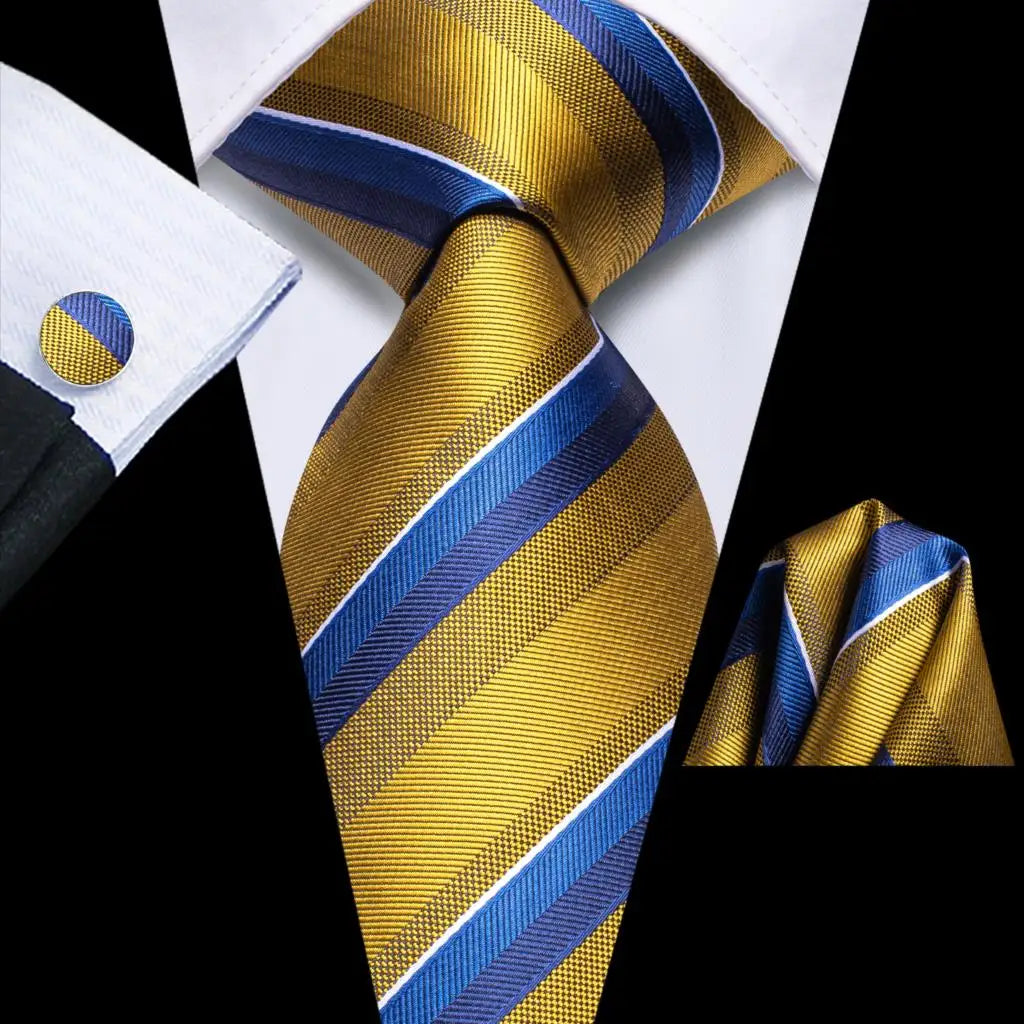 Hi-Tie Teal Green Floral Mens Fashion Necktie Handkerchief Cufflinks for Tuxedo Accessory Classic Silk Luxury Tie for Man Gift