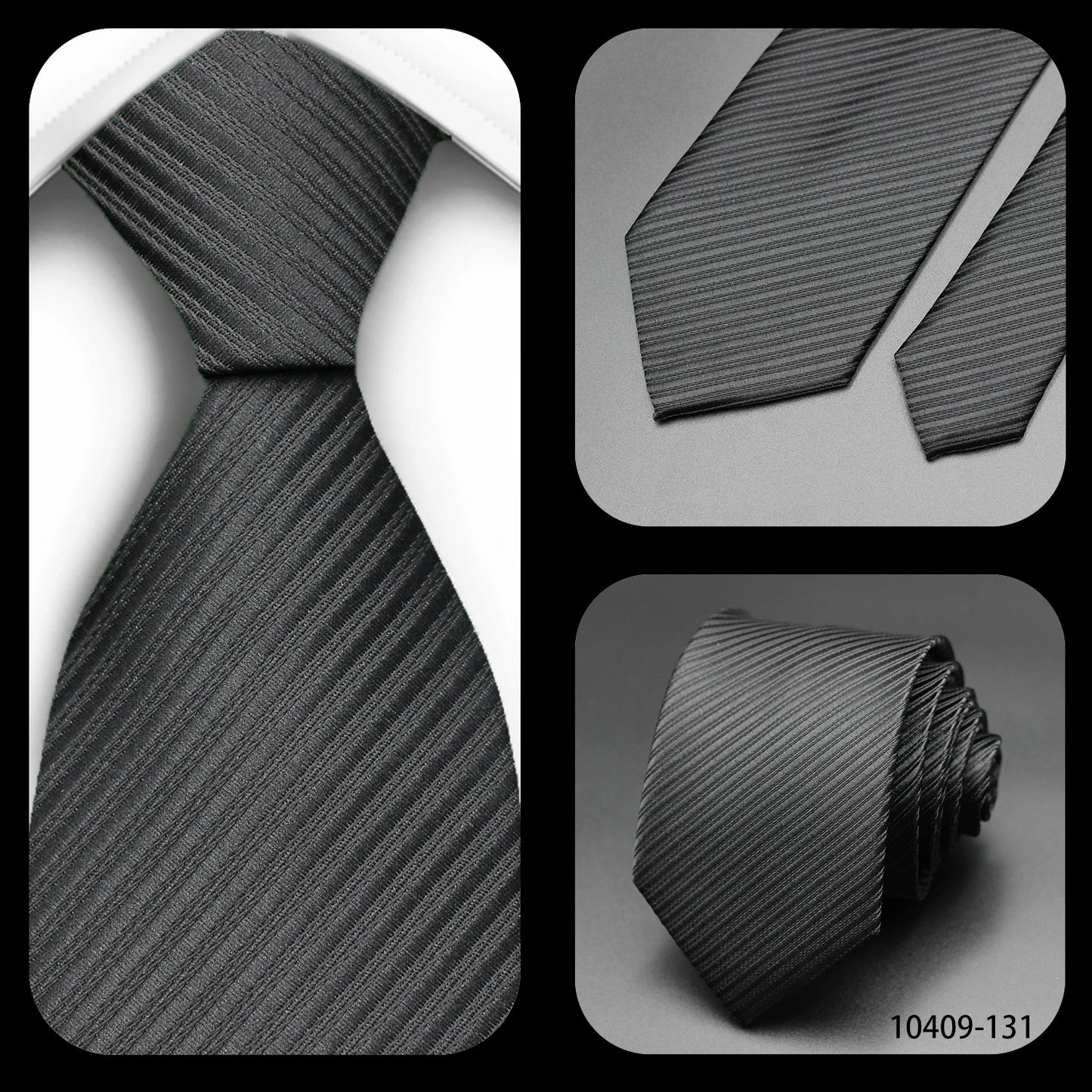 Tie Gravatas Fashion Wholesale Woven Striped Necktie Wedding Accessories Blue Man Fit Group Party Office Neck Ties