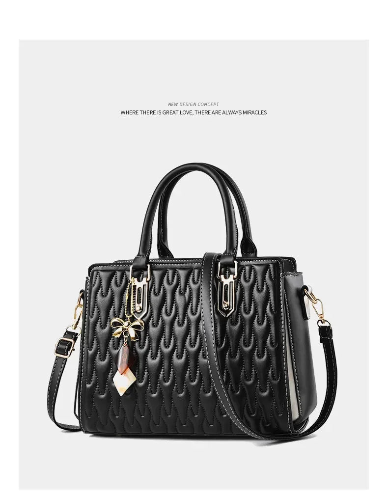 Women's Tote Bag Luxury Designer Fashion Shoulder Bags Large Capacity Graceful Hand Bags for Women Casual Female Handbags