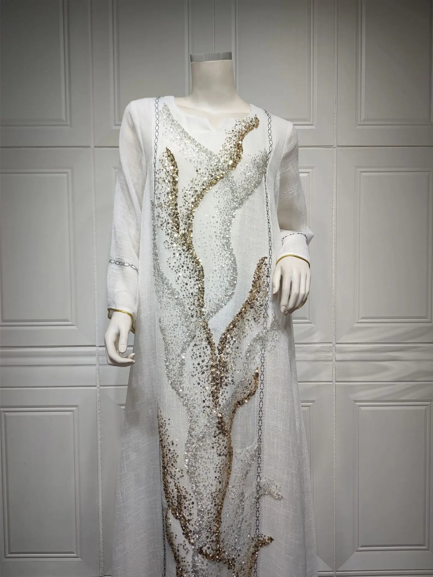 Uni Abaya Dubai Luxury Evening Dress Woman For Party Prom Modest Fashion Mesh Sequins Embroidery New in Dresses 2025