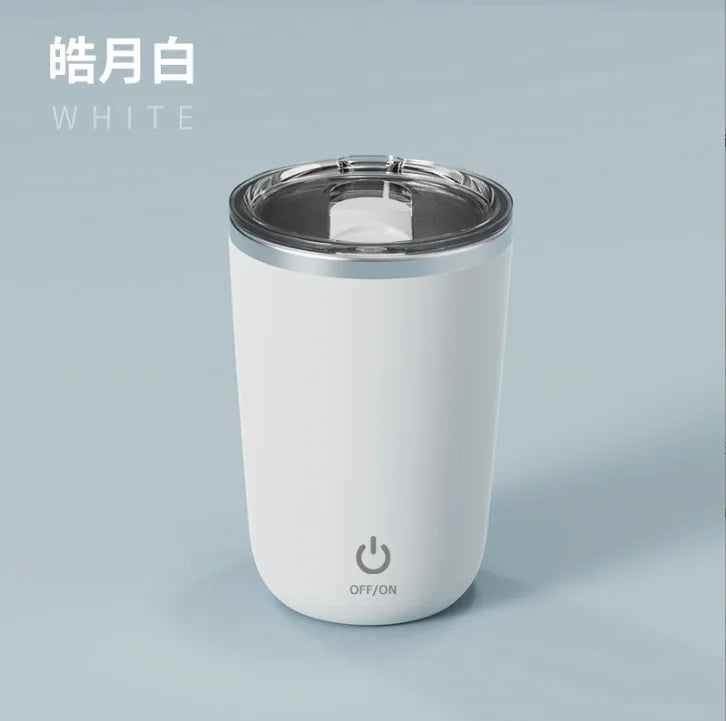 350ml Self-Stirring Mug Stainless Steel Thermal Insulation USB Rechargeable Auto Magnetic Mug Waterproof Self Mixing Coffee Cup