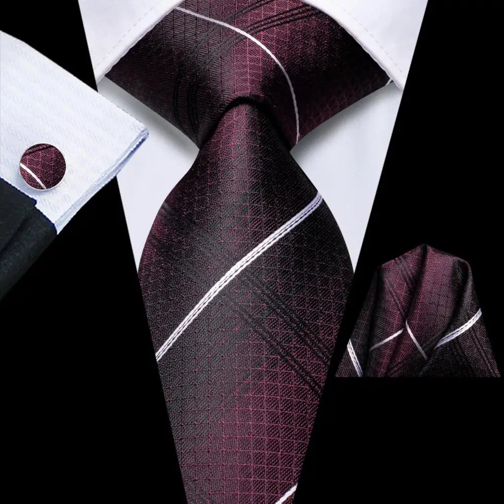 Hi-Tie Teal Green Floral Mens Fashion Necktie Handkerchief Cufflinks for Tuxedo Accessory Classic Silk Luxury Tie for Man Gift